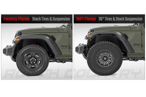 Jeep Gladiator Fender Flares - Rough Country - WF1 - '20-'25 Jeep Gladiator Fender Flares - Rough Country - WF1 - '20-'25